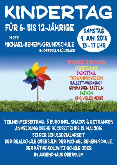 Anmeldung zum Kindertag