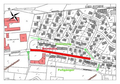 Straßenbauarbeiten im Sülzbacher Weg