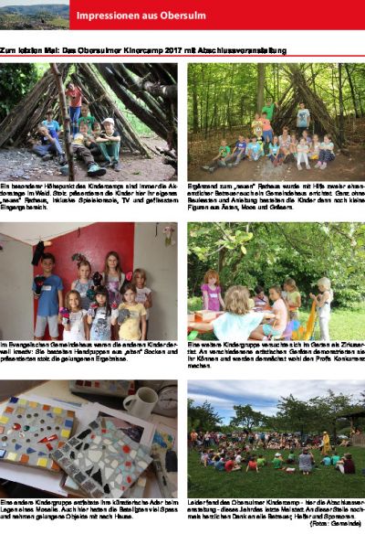 Kindercamp 2017