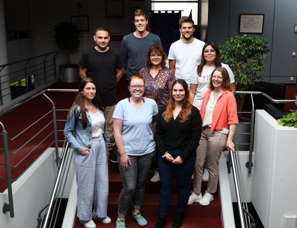  – Der neue Personalrat der Gemeindeverwaltung Obersulm (von links nach rechts):Oben: Lorenzo Fiscella, Alexander Bartelmann, Tom DobersteinMitte: Nicole Smerling, Valerie KeerlUnten: Sarah Kolbus, Sina Müller, Jenny Saurer, Sonja Frisch.