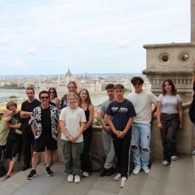 Gruppenfoto in Budapest