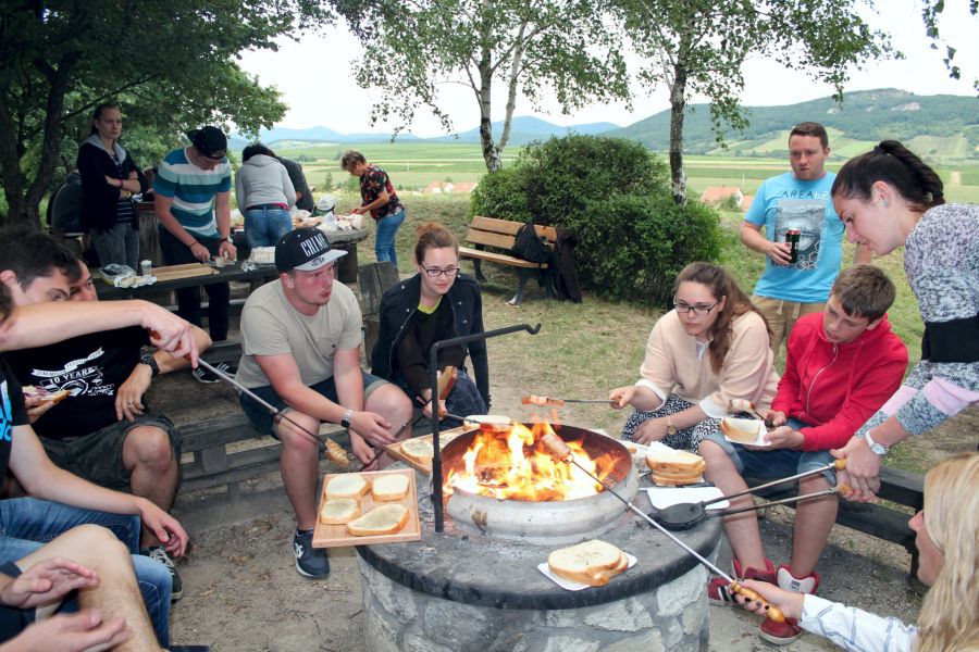 Speckbraten auf dem Köporos-Berg