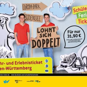 Schüler-Ferien-Ticket, Plakat