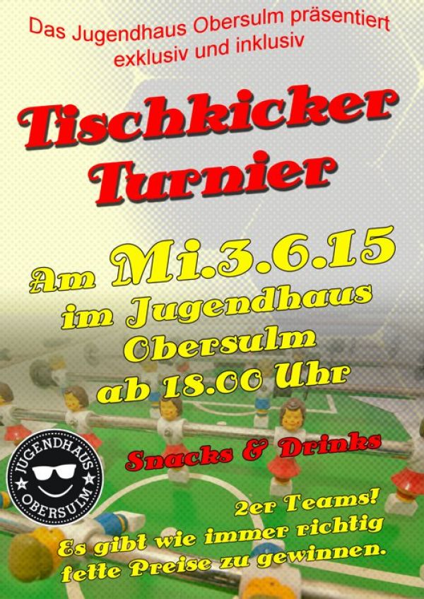 Inklusives Tischkickerturnier im Jugendhaus Obersulm