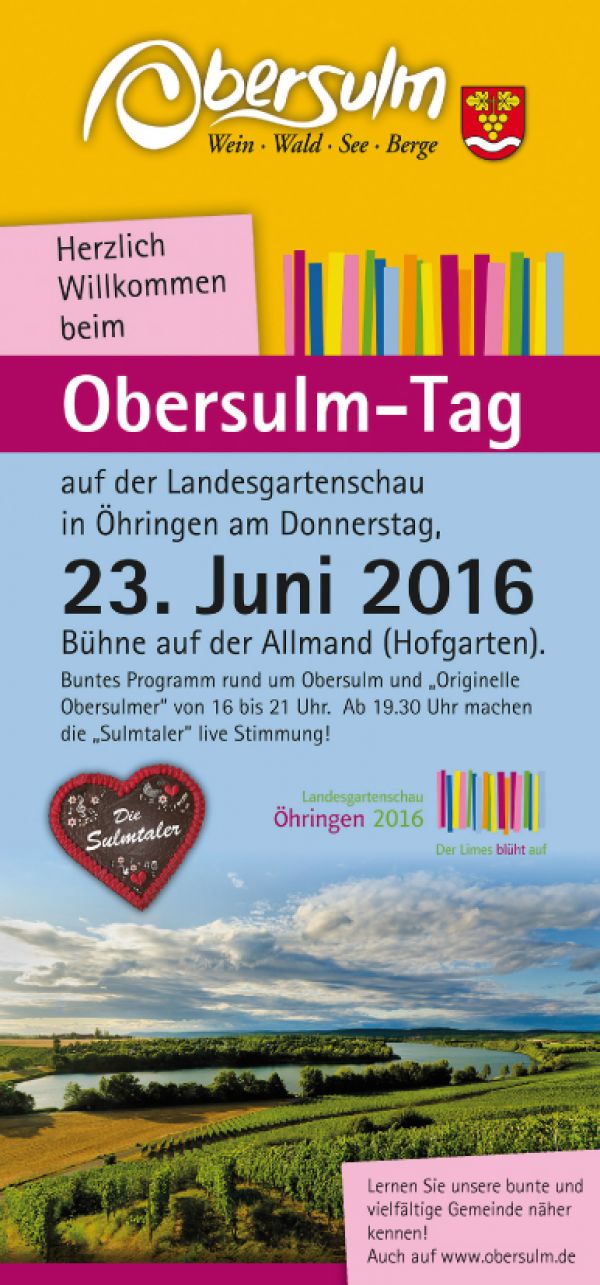 Obersulm-Tag auf der LGS Seite 1