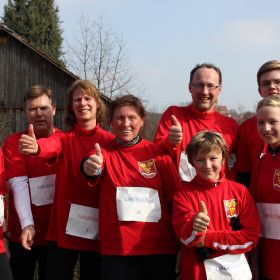 Die Teams aus Obersulm: – Bettina Vollert, Manfred Smerling, Margit Birkicht, Andrea Dittrich, Bürgermeister Tilman Schmidt, Joschka Schmidt, Anja Zehetner & Marcel Smerling